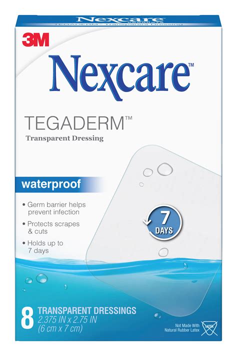Nexcare Tegaderm Waterproof Transparent Dressings - Shop Bandages