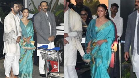 Alia Bhatt Depicts The Entire Ramayana On Her Saree At Ayodhya Ram Mandir Inaugration Celeb