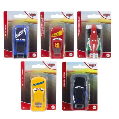 Brinquedo Mini Desenhos Carros Cars Disney Veículo Básico Pixar