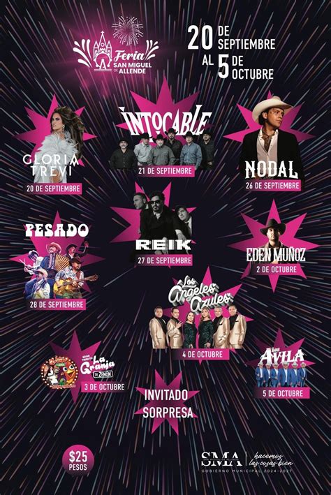 Emmanuel es el artista sorpresa en Feria de San Miguel de Allende