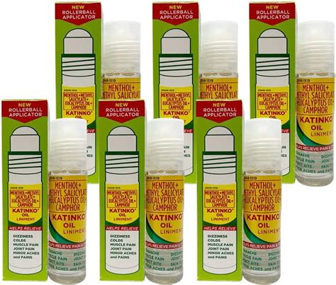 Katinko Oil Liniment Rollerball Applicator 10ml 6 Pack