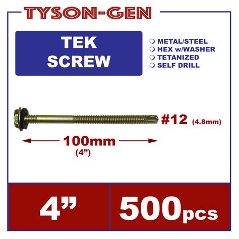 Pcs Tekscrew For Metal X Mm To Mm To Self