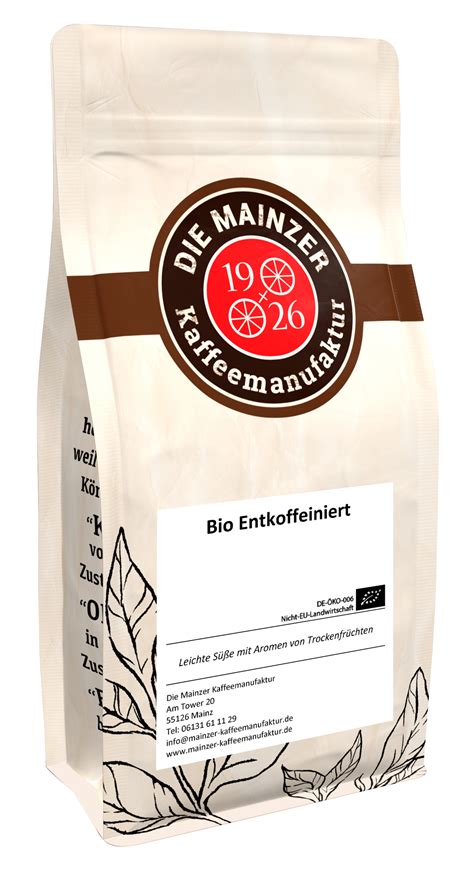 Fahrenheit Wirksamkeit Attraktiv Entkoffeinierter Espresso Bio