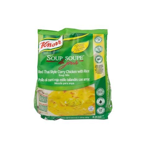 Knorr Soup Du Jour Red Thai Style Curry Chicken With Rice Mix 20 6 Oz