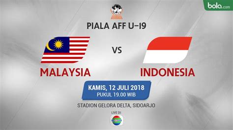 Live Streaming Semifinal Piala Aff U 19 Di Indosiar Malaysia Vs