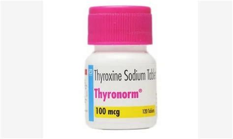 Thyronorm 100 Mcg Tablets At Rs 450bottle Thyroxine Sodium Tablets