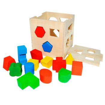 Cubo De Encaje Madera Con Figuras Jm Import Juegbas Jm Import