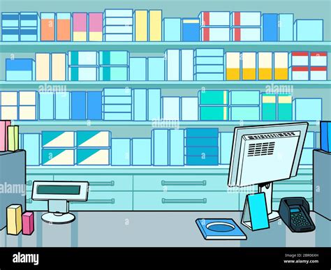 Pharmacy store background Stock Vector Image & Art - Alamy