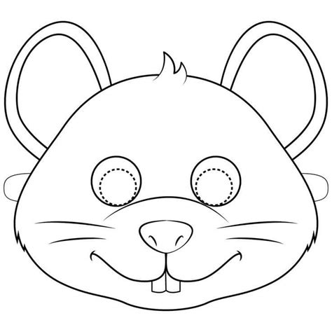 M Scara De Rat N Para Colorear Imprimir E Dibujar Coloringonly