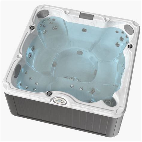 JACUZZI J Hot Tub Grey With Water D Model Ds Blend C D Fbx Max Ma Lxo Obj
