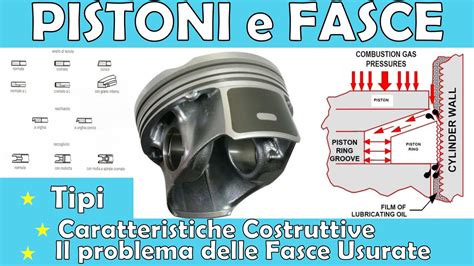 Pistoni E Fasce Elastiche Anelli Di Tenuta Raschiaolio E Raccogliolio