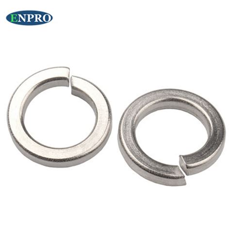 304 Stainless Steel DIN127 Spring Lock Washer With Square Split Open