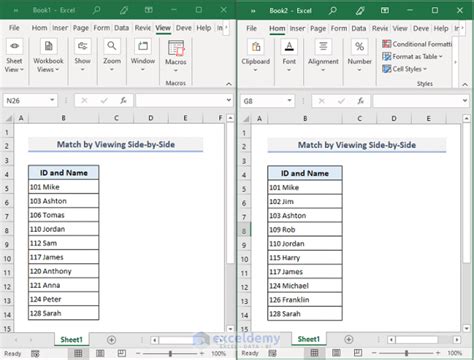 How To Match Data In Excel From 2 Worksheets Exceldemy