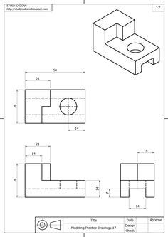 Idee Su Disegni Per Esercizi Solidworks Disegni D Disegni