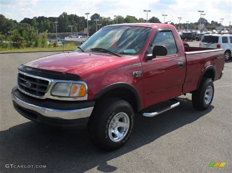 2001 Toreador Red Metallic Ford F150 Xl Regular Cab 4x4 53327951