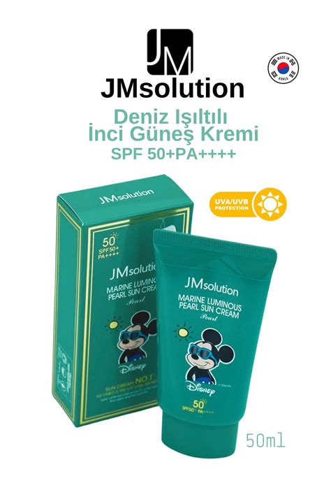 JMsolution disney serisi Marine Deniz Işıltılı İnci Özlü Güneş Kremi ...