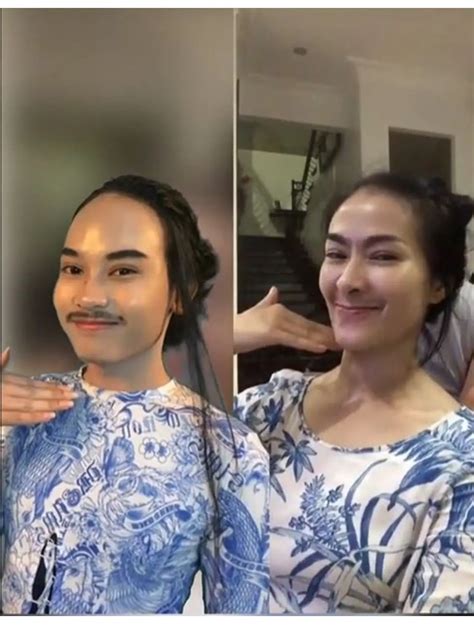 Potret TikToker Giswaldani Cosplay Jadi Seleb Wanita Indonesia Ini Curi Perhatian Hot