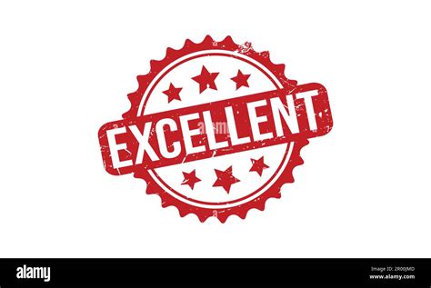 Excellent Stamp Seal Vector Illustration Stock Vector Image & Art - Alamy