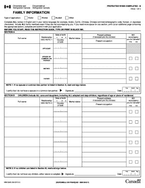 Imm 5645 Fill Out And Sign Printable PDF Template SignNow