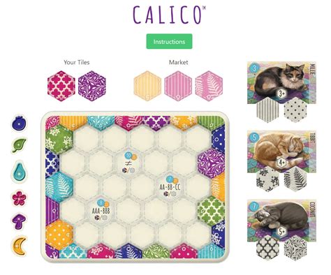 Calico Online Solo Game Available Rboardgames