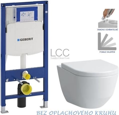 Kompletn Wc Sady Geberit Duofix Wc Laufen Pro Lcc Rimless Sed Tko