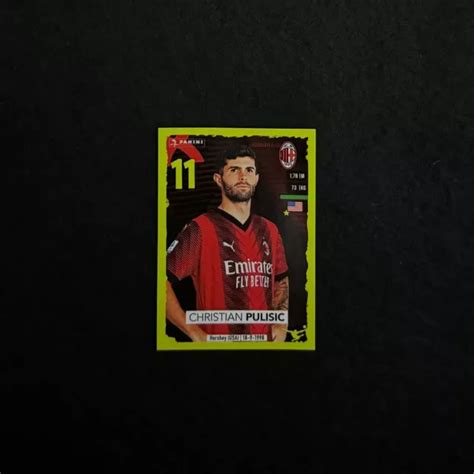 CHRISTIAN PULISIC MILAN STICKER FIGURINA CALCIATORI PANINI 2023 2024 N