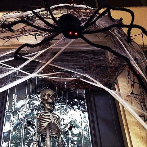 Decoraciones De Ara A Gigante De Halloween Pulgadas Realista Gran