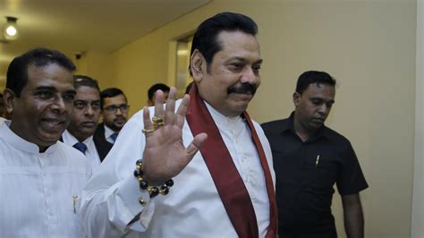 Mahinda Rajapaksa Resigns As Sri Lankas Prime Minister Amid Political