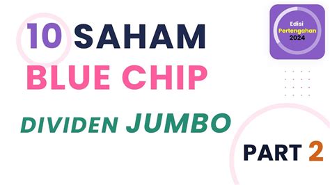 Saham Blue Chip Big Cap Murah Yang Rajin Bagi Dividen Setiap Tahun