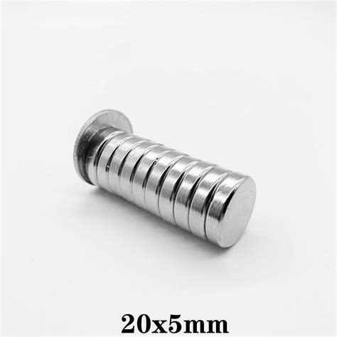2 ~ 50 stk. 20 x 5 mm kraftige magnetiske neodymma... – Grandado