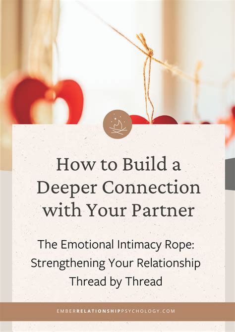 How To Build A Deeper Connection With Your Partner — Ember Relationship