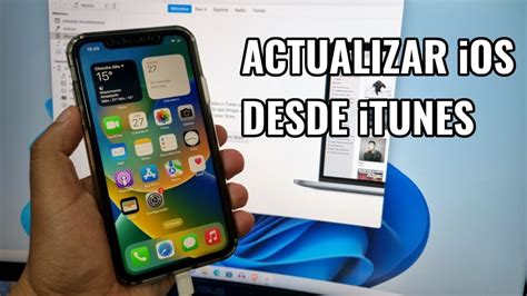 Cómo actualizar iPhone desde iTunes Windows