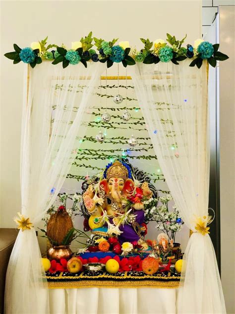 40 Diy Recycling Ganpati Pooja Decoration Ideas Artofit