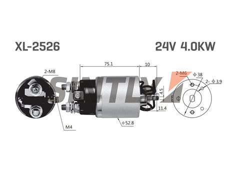 Starter Solenoid Switch NEW ERA SS 2526 WAI 66 0297W WOODAUTO SND1771A