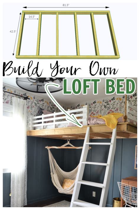 Diy Loft Bed Plans / Diy Loft Bed Part 2 Shanty 2 Chic / If you think ...