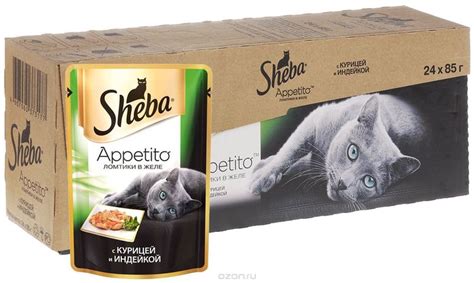 Корм Шеба (Sheba) для кошек | состав, цена, отзывы