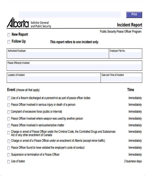 Free Incident Report Formats In Pdf Ms Word Google Docs