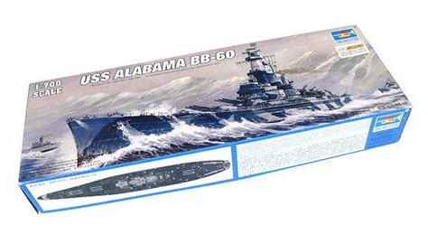 TRUMPETER Military Model 1 700 War Ship USS Alabama BB 60 Hobby 05762