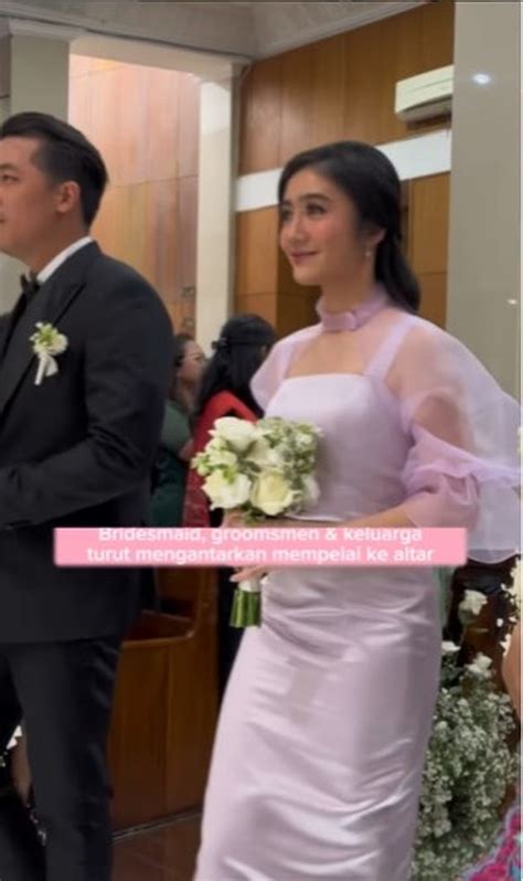 Foto Enzy Storia Dan Febby Rastanty Jadi Bridesmaid Jessica Mila Menangis Terharu Lihat Sahabat