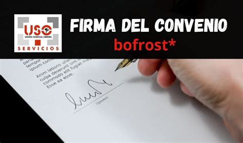 Firmado El Nuevo Convenio Colectivo En La Empresa Bofrost