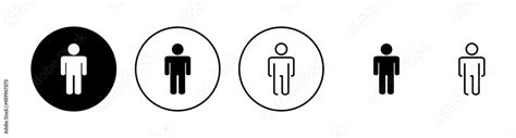 Man icons set. male sign and symbol. human symbol Stock Vector | Adobe Stock