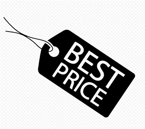 HD Black Best Price Tag Icon Transparent PNG Citypng