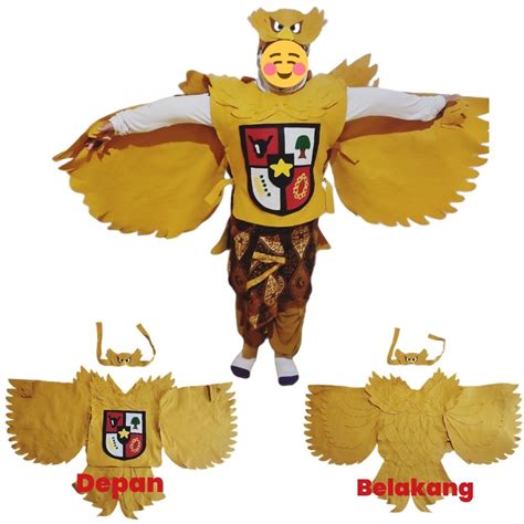 jual kostum cosplay burung garuda pancasila pentas seni karnal shopee
