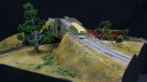 N Scale Mini T Trak Road Bridge Module Youtube