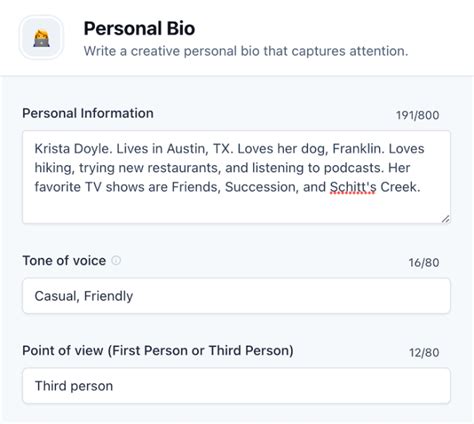 How to Write a Personal Bio (+ 15 Personal Bio Examples) - Alex Birkett