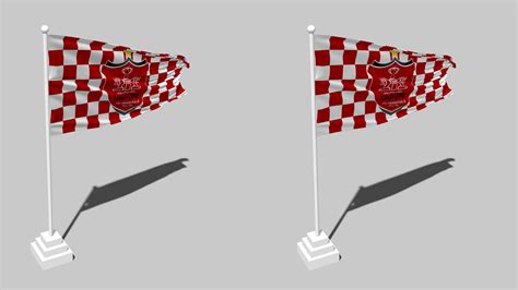 Persepolis Football Club Flag Seamless Looped Waving With Pole Base