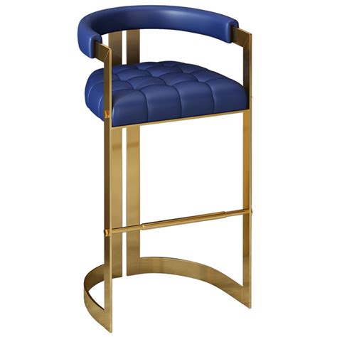 Стул барный Jonah Bar Stool Экокожа Металл по цене 73 500 руб. купить в ...