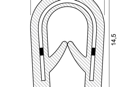 A Plastic Edge Guard Nangong Letu Automotive Components Co Ltd