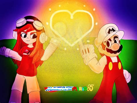 Mario X Meggy Fiery Love By Maverickmario85 On Deviantart