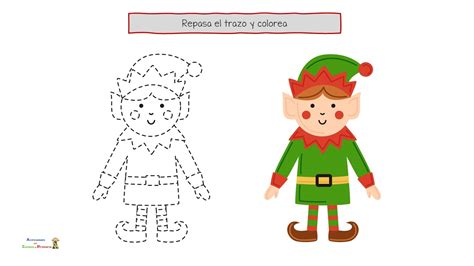 Dibujos Navideños Trazo Y Coloreo 3